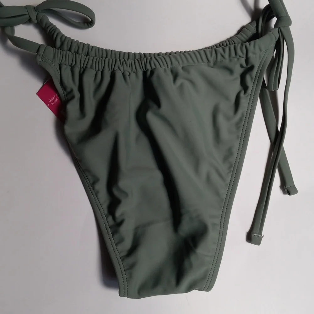 BIKINI BOTTOM HIGH LEG SCOOP WAIST